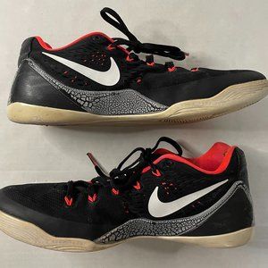 Nike Kobe Bryant Shoes Sz 10 IX 9 EM Low Black White Laser Crimson 646701-001